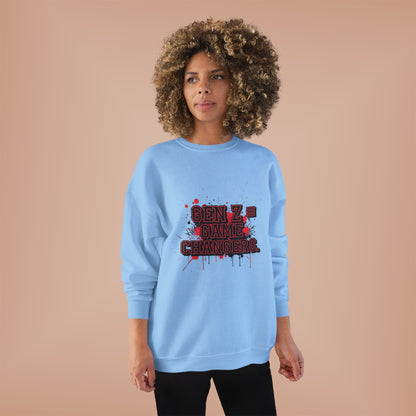 Gen Z Change Makers Eco-Friendly Sweatshirt, Unisex Pullovers, Casual Wear, Gift for Young Activists, Sustainable Fashion