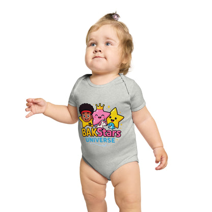Colorful Baby Bodysuit with BAKStars Universe Design - Perfect Gift for Newborns, Baby Showers, Birthdays, Everyday Wear, and Playtime!