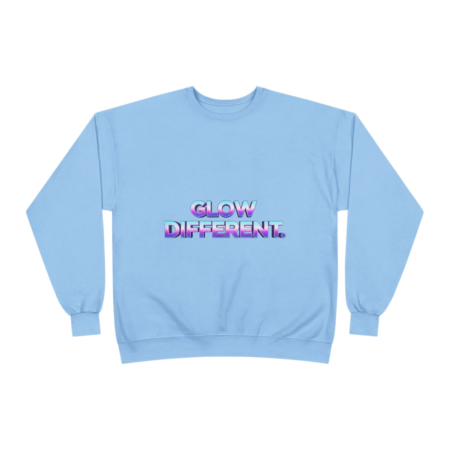 Glow Different Unisex Eco-Friendly Crewneck Sweatshirt, Cool Gift for Friends, Trendy Casual Wear, Cozy Fashion for All Occasions, [...]