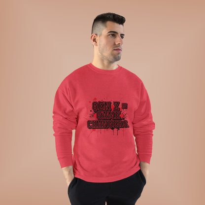 Gen Z Change Makers Eco-Friendly Sweatshirt, Unisex Pullovers, Casual Wear, Gift for Young Activists, Sustainable Fashion