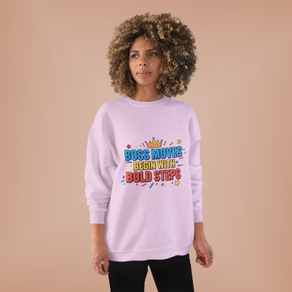 Bold Moves Eco-Friendly Crewneck Sweatshirt - Motivational Apparel for Bosses, Gifts for Entrepreneurs, Positive Vibes, Custom [...]