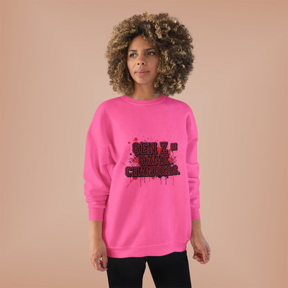 Gen Z Change Makers Eco-Friendly Sweatshirt, Unisex Pullovers, Casual Wear, Gift for Young Activists, Sustainable Fashion