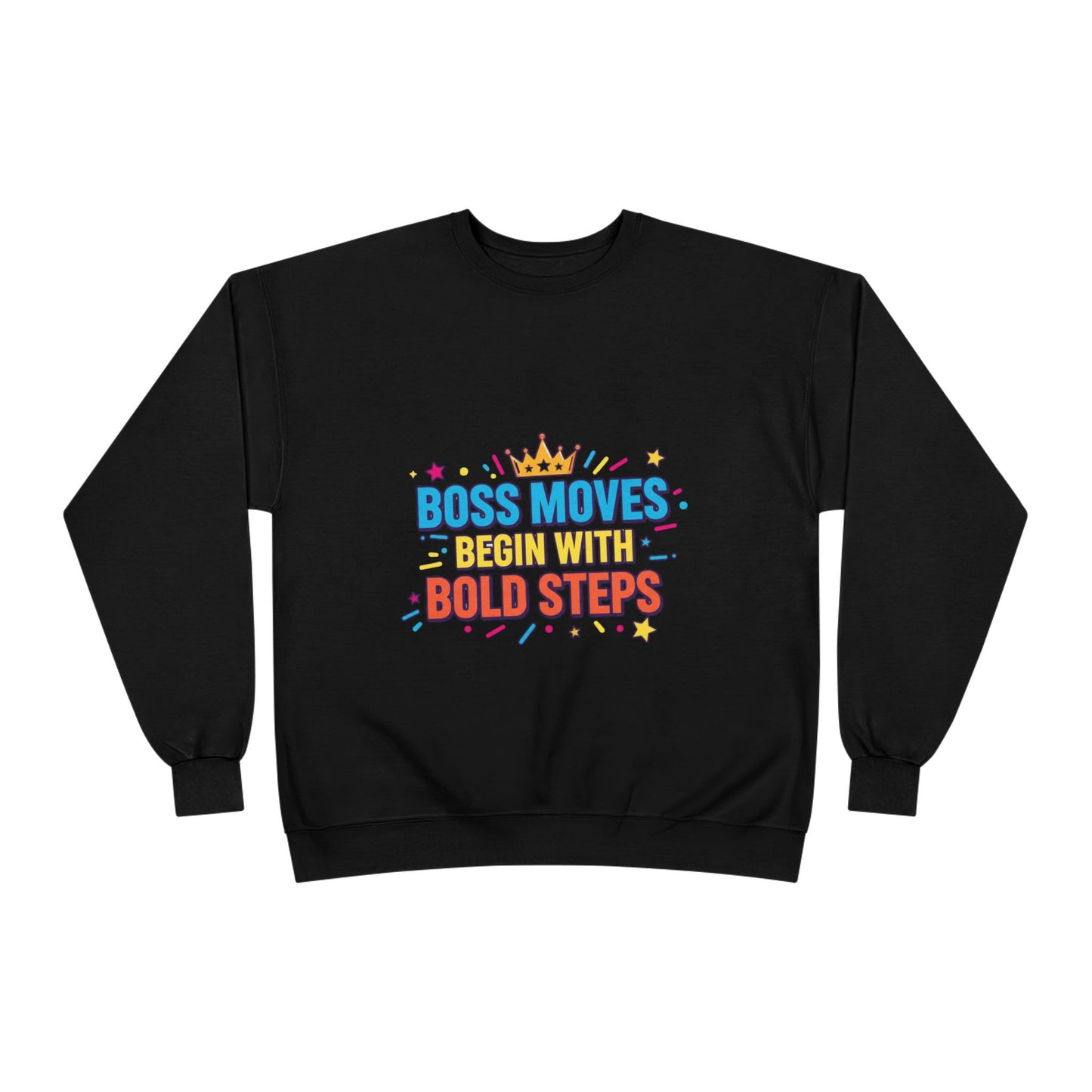 Bold Moves Eco-Friendly Crewneck Sweatshirt - Motivational Apparel for Bosses, Gifts for Entrepreneurs, Positive Vibes, Custom [...]