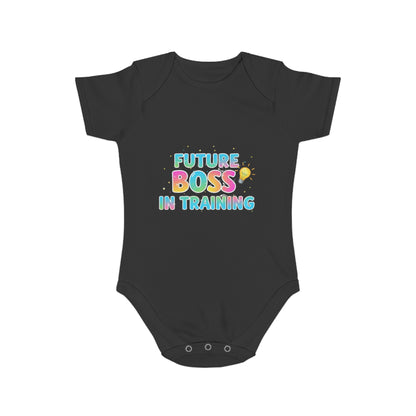 Future Boss Baby Bodysuit - Adorable Gift for Newborns, Baby Shower, Toddler Apparel, Future Leader, Cute and Funny Baby Clothes