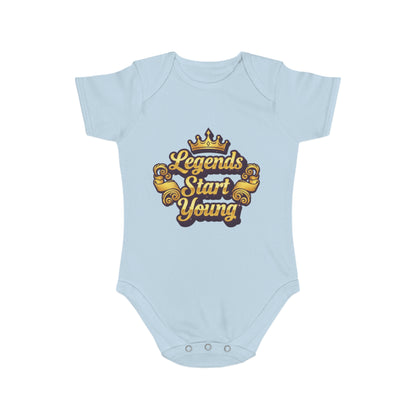 Legends Start Young Baby Bodysuit, Cute Baby Outfit, Newborn Gift, Baby Shower Gift, Toddler Apparel, Baby Clothes