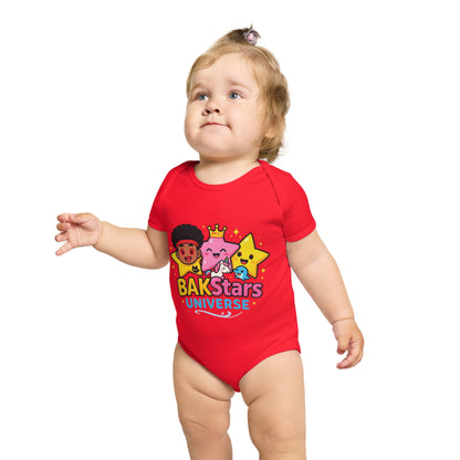Colorful Baby Bodysuit with BAKStars Universe Design - Perfect Gift for Newborns, Baby Showers, Birthdays, Everyday Wear, and Playtime!