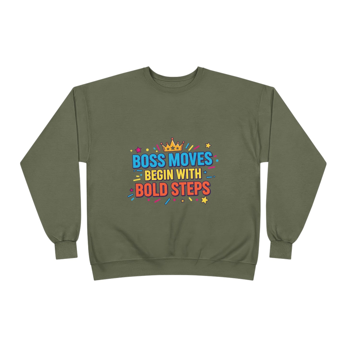 Bold Moves Eco-Friendly Crewneck Sweatshirt - Motivational Apparel for Bosses, Gifts for Entrepreneurs, Positive Vibes, Custom [...]