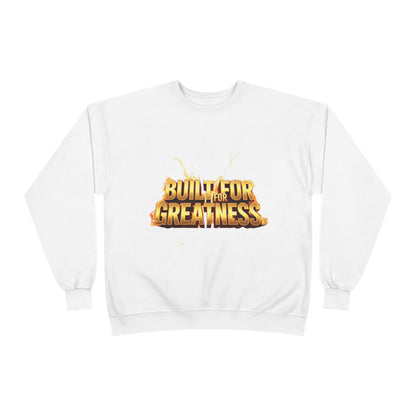 Built for Greatness Unisex EcoSmart Crewneck Sweatshirt, Motivational Sweater, Gift for Him/Her, Fitness Apparel, Cozy Casual Wear, [...]