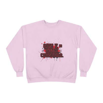 Gen Z Change Makers Eco-Friendly Sweatshirt, Unisex Pullovers, Casual Wear, Gift for Young Activists, Sustainable Fashion