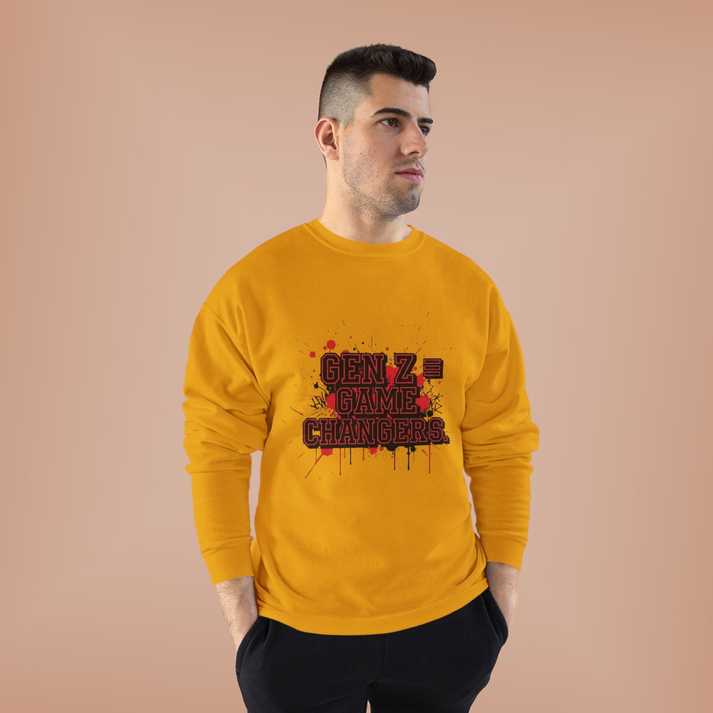 Gen Z Change Makers Eco-Friendly Sweatshirt, Unisex Pullovers, Casual Wear, Gift for Young Activists, Sustainable Fashion
