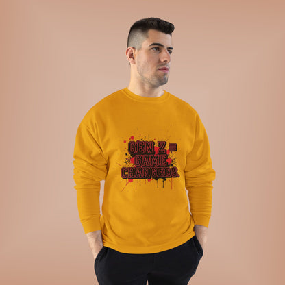 Gen Z Change Makers Eco-Friendly Sweatshirt, Unisex Pullovers, Casual Wear, Gift for Young Activists, Sustainable Fashion