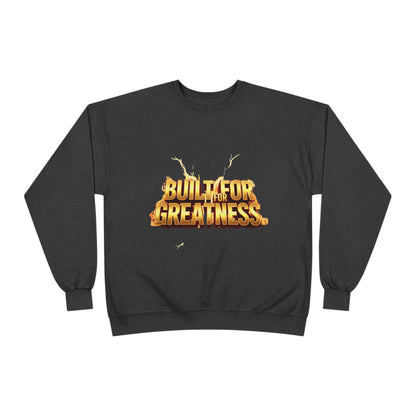 Built for Greatness Unisex EcoSmart Crewneck Sweatshirt, Motivational Sweater, Gift for Him/Her, Fitness Apparel, Cozy Casual Wear, [...]
