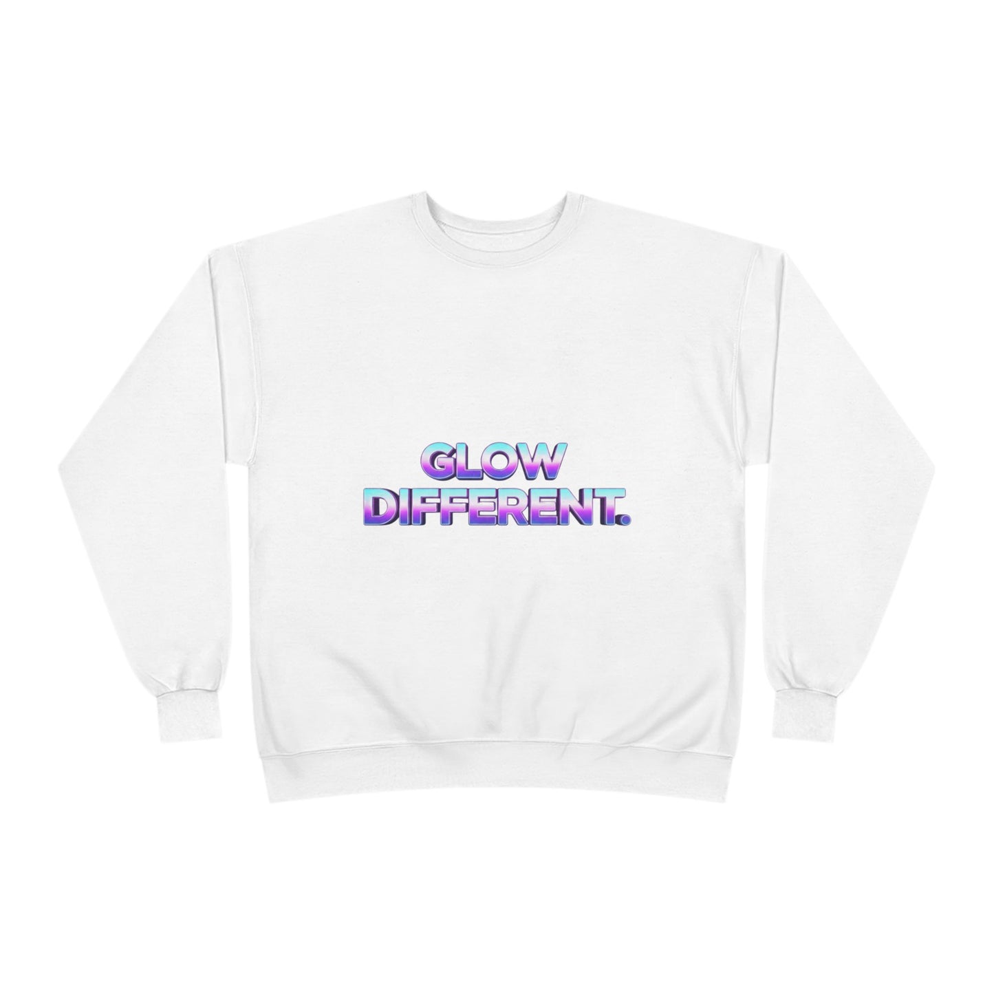 Glow Different Unisex Eco-Friendly Crewneck Sweatshirt, Cool Gift for Friends, Trendy Casual Wear, Cozy Fashion for All Occasions, [...]