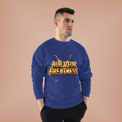 Built for Greatness Unisex EcoSmart Crewneck Sweatshirt, Motivational Sweater, Gift for Him/Her, Fitness Apparel, Cozy Casual Wear, [...]