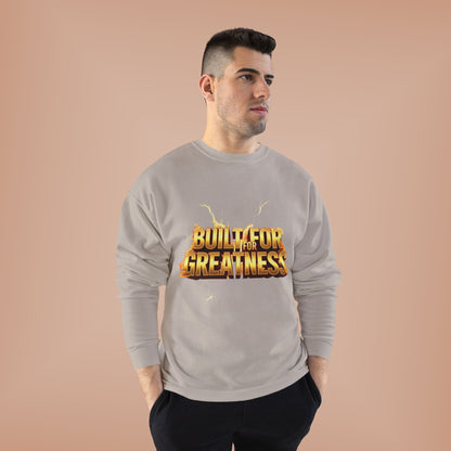 Built for Greatness Unisex EcoSmart Crewneck Sweatshirt, Motivational Sweater, Gift for Him/Her, Fitness Apparel, Cozy Casual Wear, [...]