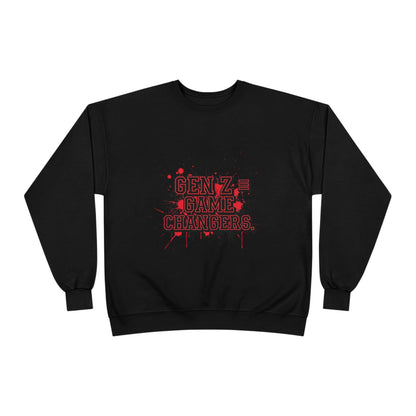 Gen Z Change Makers Eco-Friendly Sweatshirt, Unisex Pullovers, Casual Wear, Gift for Young Activists, Sustainable Fashion