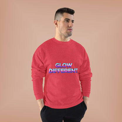 Glow Different Unisex Eco-Friendly Crewneck Sweatshirt, Cool Gift for Friends, Trendy Casual Wear, Cozy Fashion for All Occasions, [...]