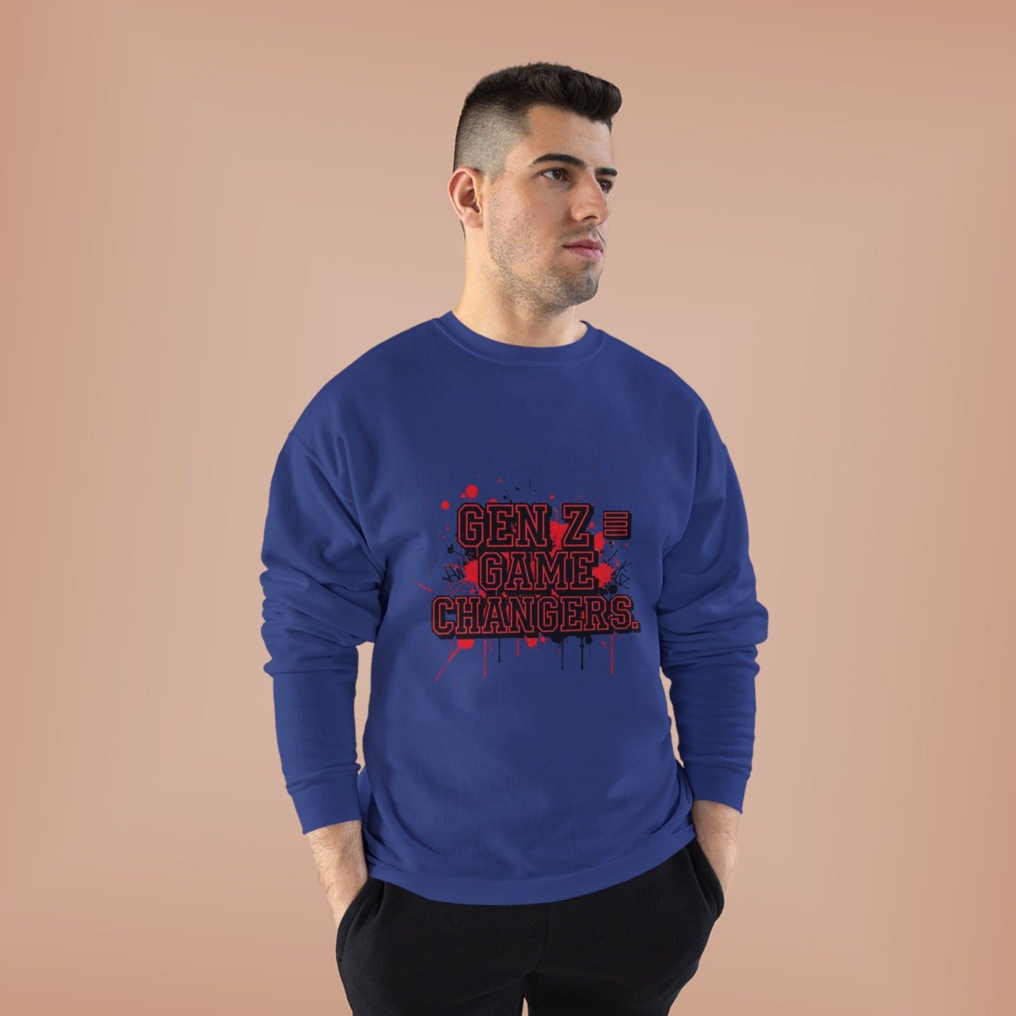Gen Z Change Makers Eco-Friendly Sweatshirt, Unisex Pullovers, Casual Wear, Gift for Young Activists, Sustainable Fashion