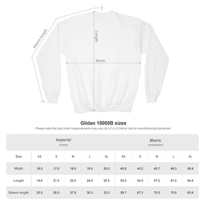 Youth Crewneck Sweatshirt - 'From Homework to Head Office' Gamer & Gamer-Parent Graphic