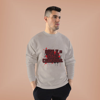 Gen Z Change Makers Eco-Friendly Sweatshirt, Unisex Pullovers, Casual Wear, Gift for Young Activists, Sustainable Fashion
