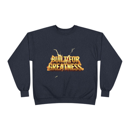 Built for Greatness Unisex EcoSmart Crewneck Sweatshirt, Motivational Sweater, Gift for Him/Her, Fitness Apparel, Cozy Casual Wear, [...]