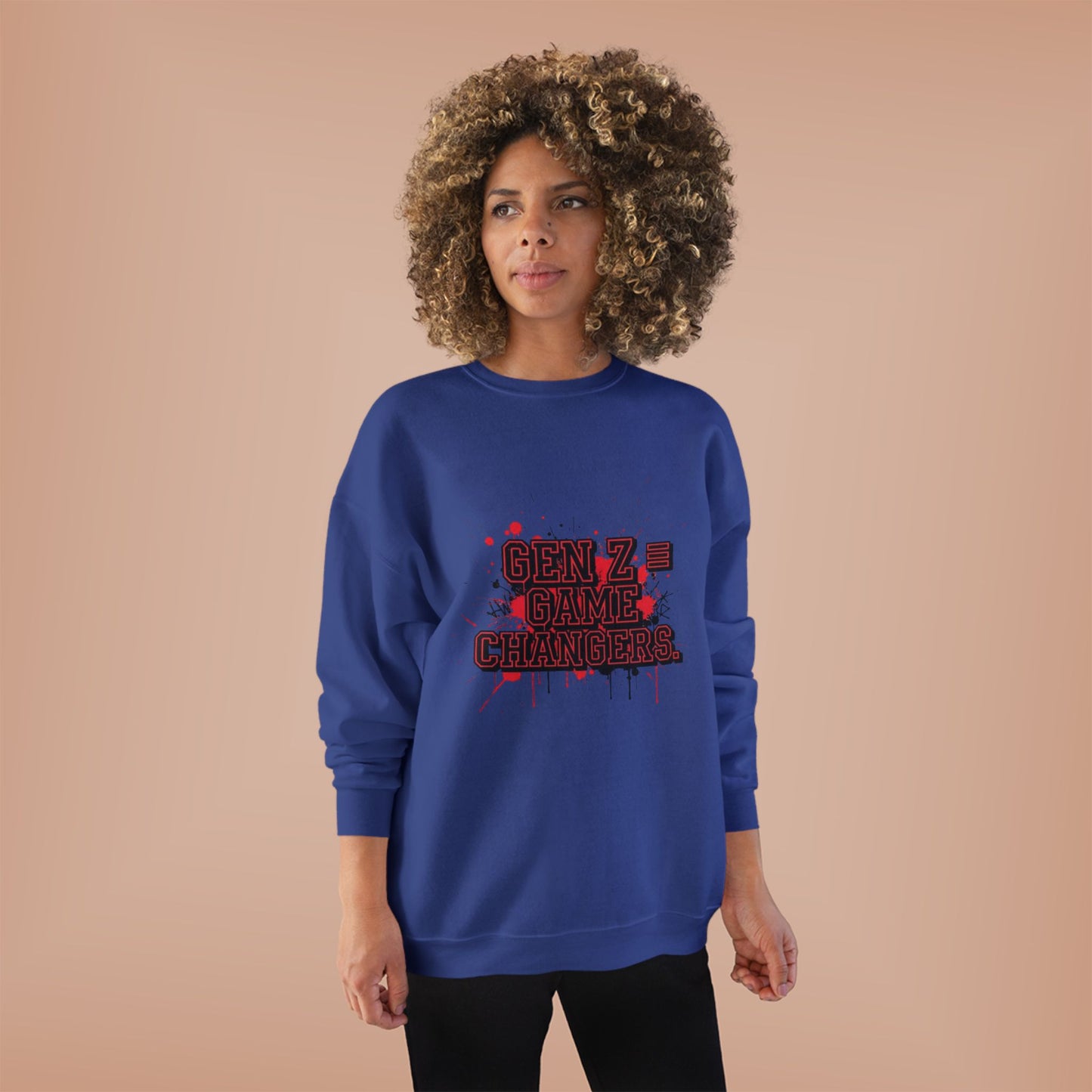 Gen Z Change Makers Eco-Friendly Sweatshirt, Unisex Pullovers, Casual Wear, Gift for Young Activists, Sustainable Fashion