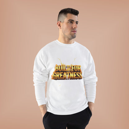 Built for Greatness Unisex EcoSmart Crewneck Sweatshirt, Motivational Sweater, Gift for Him/Her, Fitness Apparel, Cozy Casual Wear, [...]