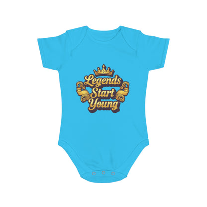 Legends Start Young Baby Bodysuit, Cute Baby Outfit, Newborn Gift, Baby Shower Gift, Toddler Apparel, Baby Clothes