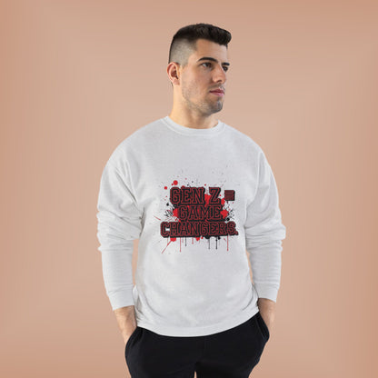 Gen Z Change Makers Eco-Friendly Sweatshirt, Unisex Pullovers, Casual Wear, Gift for Young Activists, Sustainable Fashion