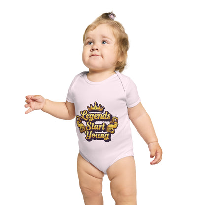 Legends Start Young Baby Bodysuit, Cute Baby Outfit, Newborn Gift, Baby Shower Gift, Toddler Apparel, Baby Clothes