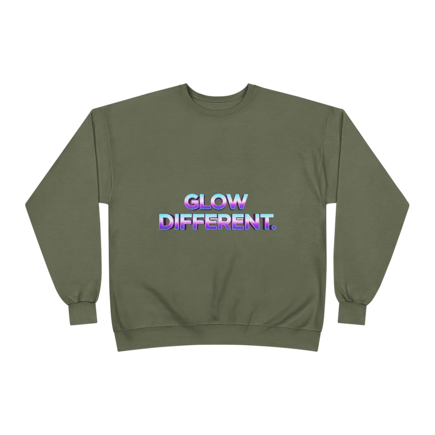 Glow Different Unisex Eco-Friendly Crewneck Sweatshirt, Cool Gift for Friends, Trendy Casual Wear, Cozy Fashion for All Occasions, [...]