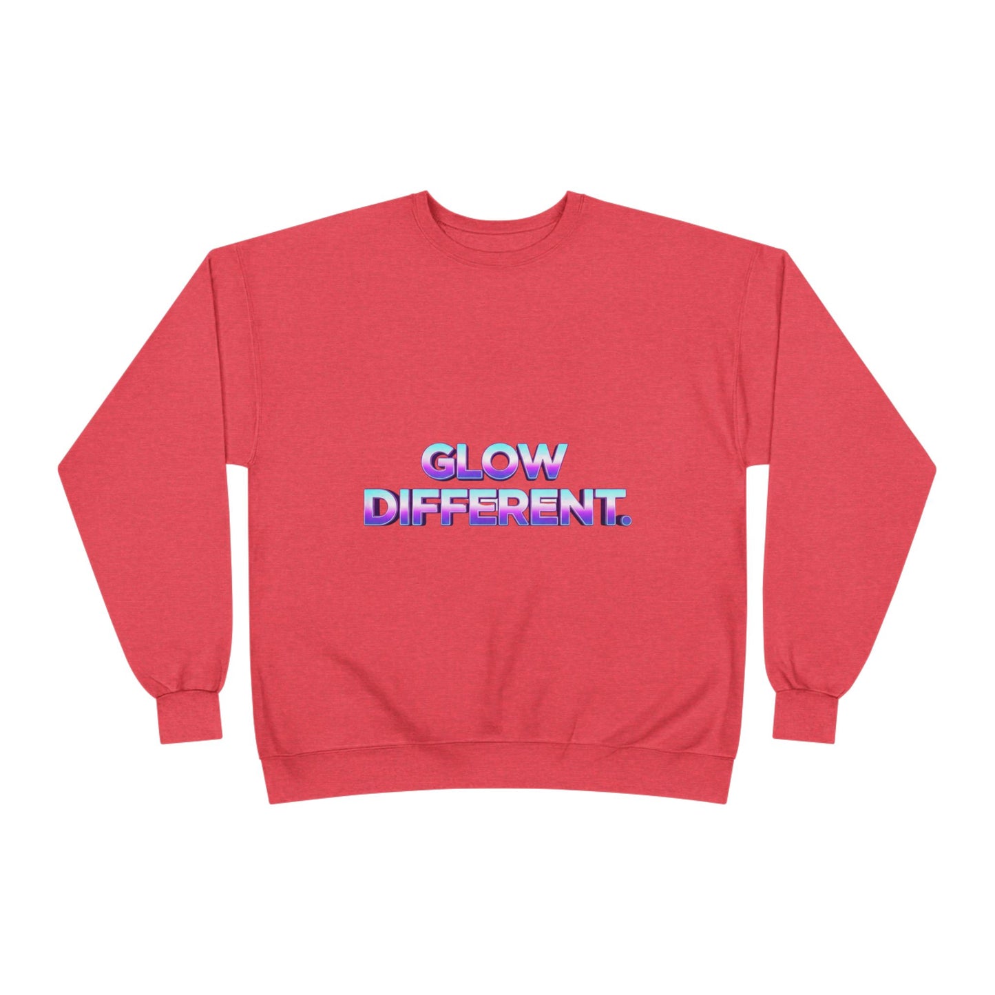Glow Different Unisex Eco-Friendly Crewneck Sweatshirt, Cool Gift for Friends, Trendy Casual Wear, Cozy Fashion for All Occasions, [...]