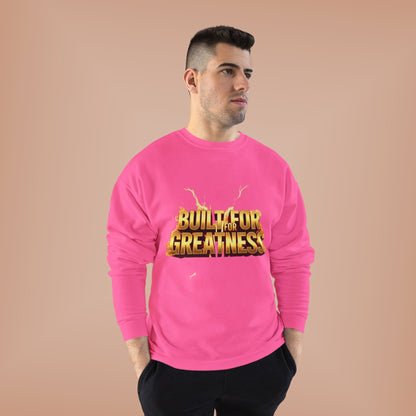 Built for Greatness Unisex EcoSmart Crewneck Sweatshirt, Motivational Sweater, Gift for Him/Her, Fitness Apparel, Cozy Casual Wear, [...]