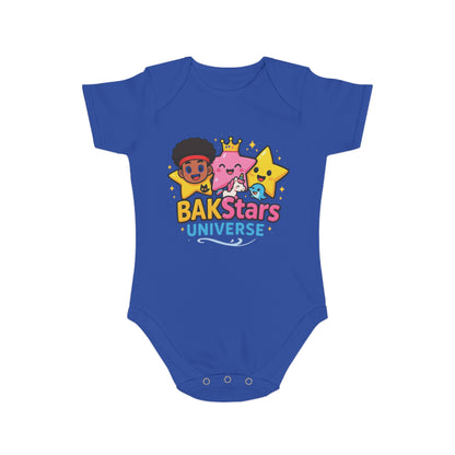 Colorful Baby Bodysuit with BAKStars Universe Design - Perfect Gift for Newborns, Baby Showers, Birthdays, Everyday Wear, and Playtime!
