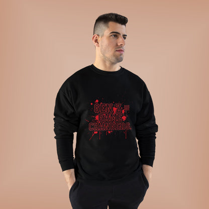 Gen Z Change Makers Eco-Friendly Sweatshirt, Unisex Pullovers, Casual Wear, Gift for Young Activists, Sustainable Fashion