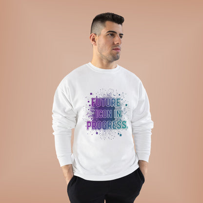 Future Icon in Progress Eco-Friendly Crewneck Sweatshirt, Unisex Sweatshirt, Inspirational Gift, Casual Wear, Comfortable Sweater, [...]