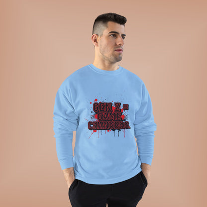 Gen Z Change Makers Eco-Friendly Sweatshirt, Unisex Pullovers, Casual Wear, Gift for Young Activists, Sustainable Fashion